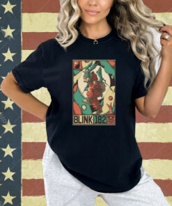 Blink-182 Event Poster Tour Brisbane Australia February 21, 2024 T-Shirt