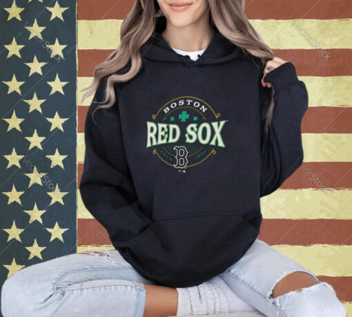 Boston Red Sox Black St. Patrick’s Day Lucky 2024 T-Shirt