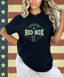 Boston Red Sox Black St. Patrick’s Day Lucky 2024 T-Shirt