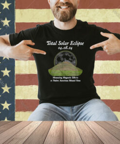 Commemorative Native American Mound Site Total Solar Eclipse T-Shirt