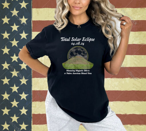 Commemorative Native American Mound Site Total Solar Eclipse T-Shirt