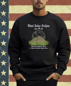 Commemorative Native American Mound Site Total Solar Eclipse T-Shirt