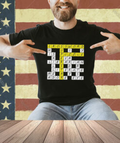 Crossword Puzzle Superstar T-Shirt