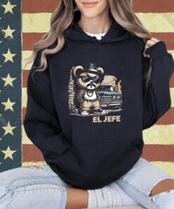 EL JEFE Hip Hop Teddy Bear Lowrider Shirt Chicano Cholo T-Shirt