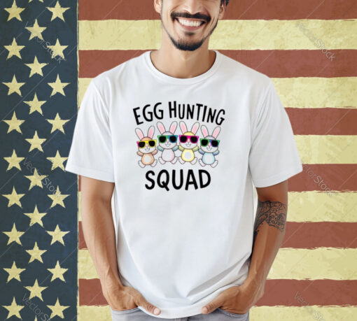 Egg Hunting Squad Crew Family Funny Happy Easter Bunny Kids T-Shirt