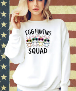 Egg Hunting Squad Crew Family Funny Happy Easter Bunny Kids T-Shirt