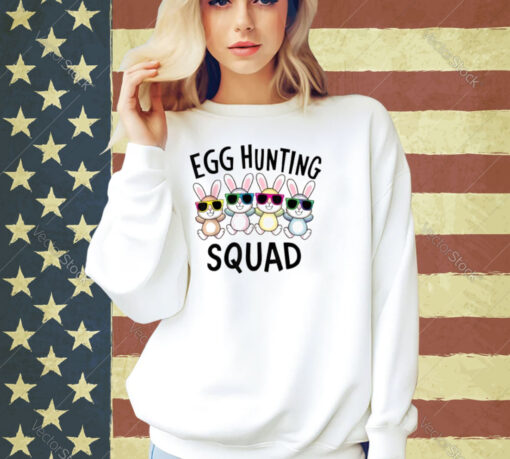 Egg Hunting Squad Crew Family Funny Happy Easter Bunny Kids T-Shirt