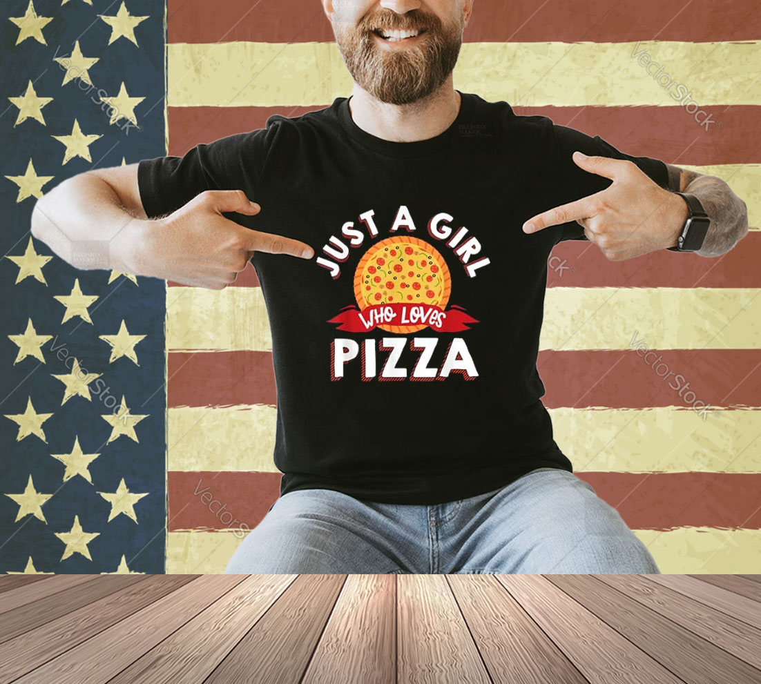 Funny Pizza Art For Women Girls Italian Pizza Slice Lover T-Shirt