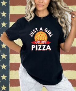 Funny Pizza Art For Women Girls Italian Pizza Slice Lover T-Shirt
