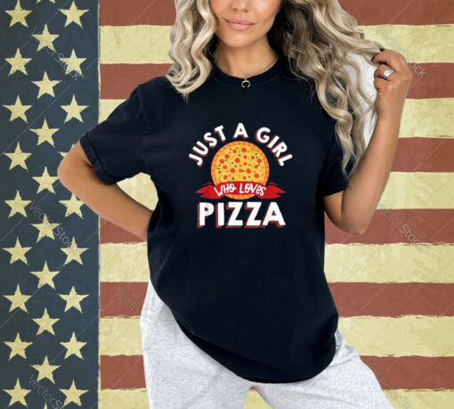 Funny Pizza Art For Women Girls Italian Pizza Slice Lover T-Shirt