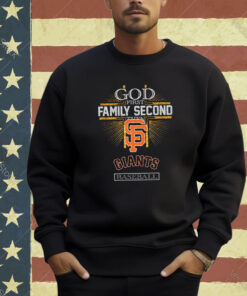 God First Family Second Then Giants Basketball T-Shirt