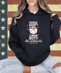 Guess What Lunar Butt Kawaii Eclipse Solar Glasses 2024 Fun T-Shirt