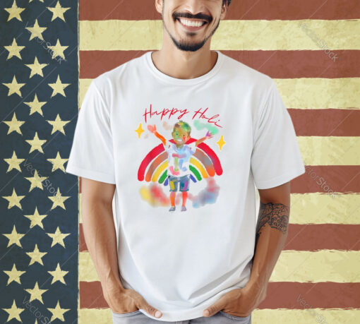 Happy Holi Festival Family Kids Men Outfit India Hindu T-Shirt