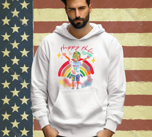 Happy Holi Festival Family Kids Men Outfit India Hindu T-Shirt