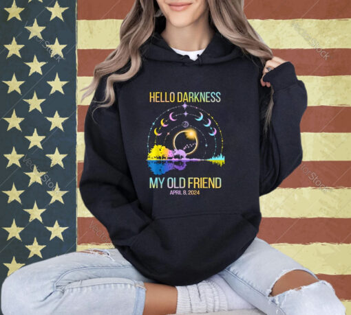 Hello Darkness My Old Friend Solar Eclipse April 08, 2024 T-Shirt