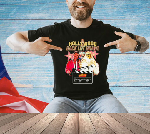 Hollywood backlot brawl Wrestlemania T-Shirt