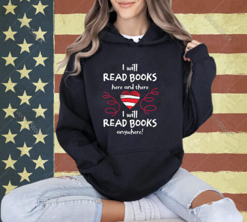 I Heart Books. Book Lovers. Readers. Read More Books. T-Shirt