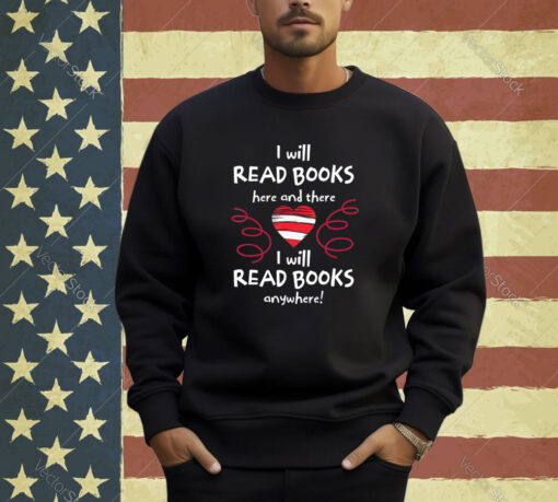 I Heart Books. Book Lovers. Readers. Read More Books. T-Shirt