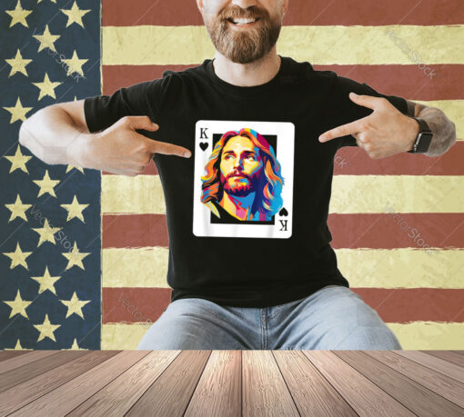 Jesus King Card Christian T-Shirt