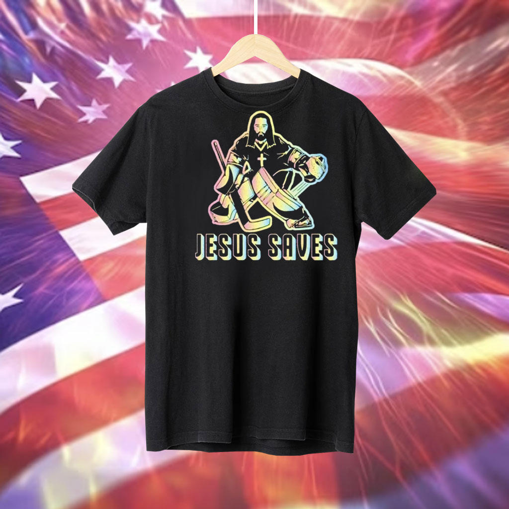 Jesus saves hockey Tee Shirt