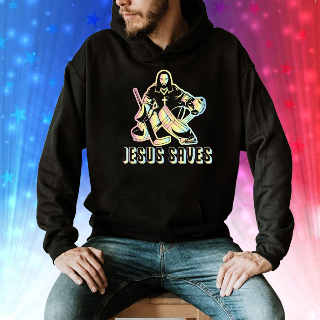 Jesus saves hockey Tee Shirt