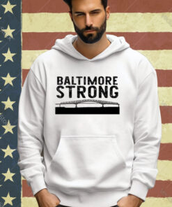 Key Bridge Stay Strong Baltimore T-shirt