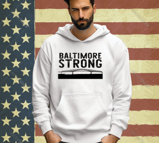 Key Bridge Stay Strong Baltimore T-shirt