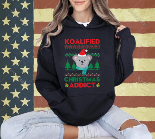 Koalified Christmas Addict Koala Christmas T-Shirt