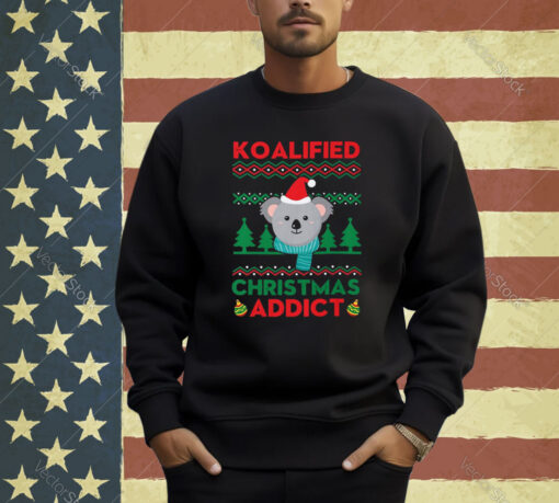 Koalified Christmas Addict Koala Christmas T-Shirt