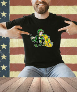 Leprechaun Puking St. Patrick's Day Drinking T-Shirt