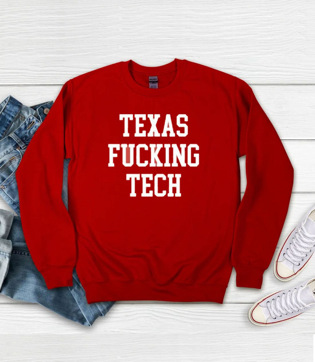 Mac The Red Texas Fucking Tech Sweatshirt