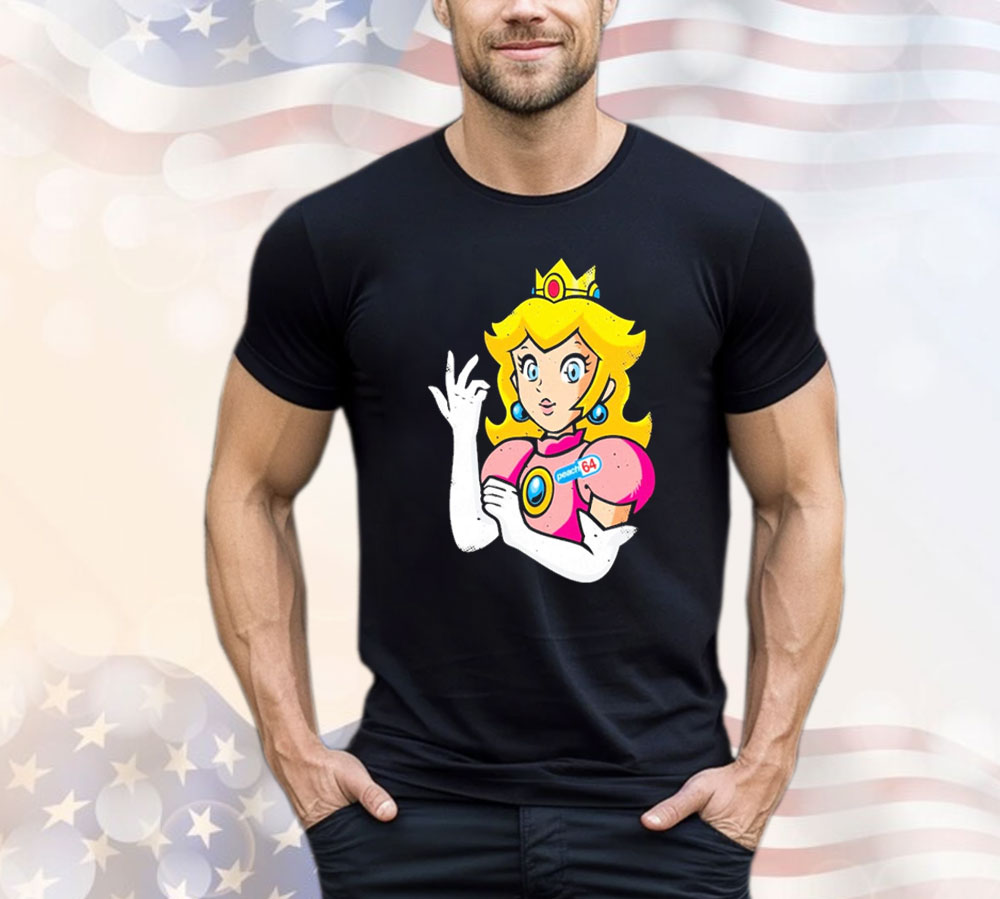 Mario Peach Princess Girls 64 Shirt