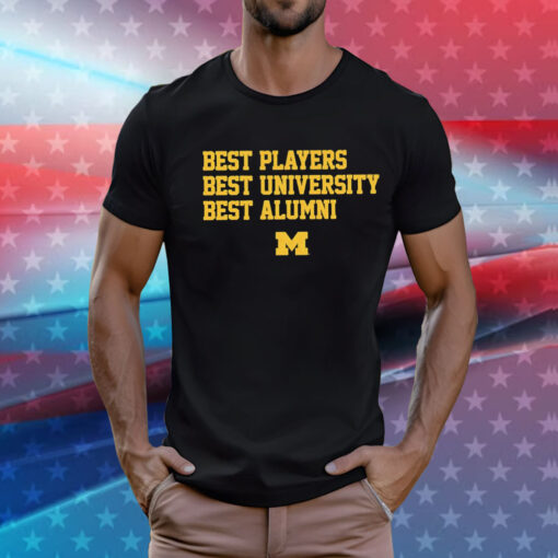 Michigan best players university alumni T-Shirt