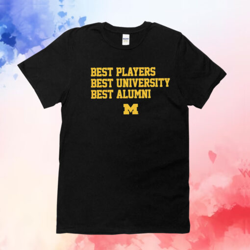 Michigan best players university alumni T-Shirt