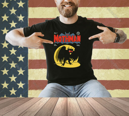 Mothman The Legend Comic Shirt, Mothman Spook Show T-Shirt