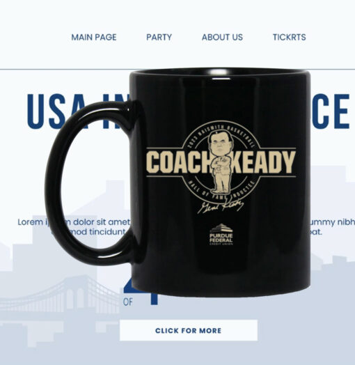 Naismith Basketball Coach Keady Hall Of Fame Inductee Women Mug