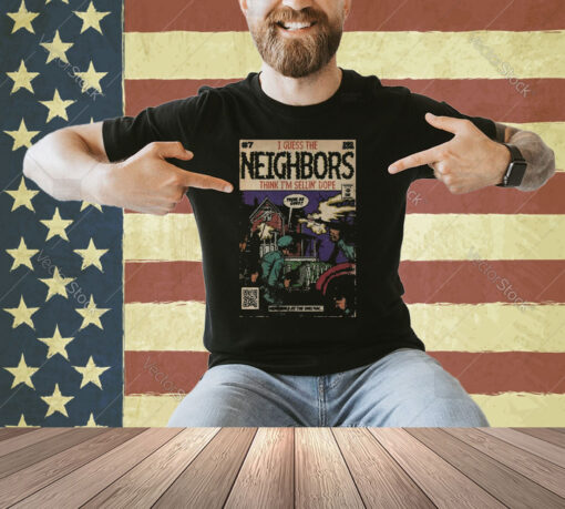 Neighbors Comic Book Inspired T Shirt