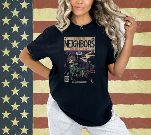 Neighbors Comic Book Inspired T Shirt