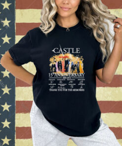 Official Castle 15th Anniversary 2009-2014 Thank You For The Memories T-Shirt