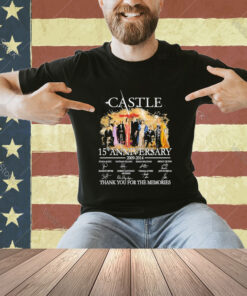 Official Castle 15th Anniversary 2009-2014 Thank You For The Memories T-Shirt