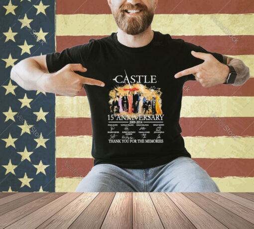 Official Castle 15th Anniversary 2009-2014 Thank You For The Memories T-Shirt