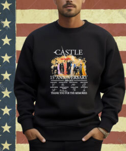 Official Castle 15th Anniversary 2009-2014 Thank You For The Memories T-Shirt