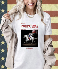 Official Cowboy Carter Texas Country Radio Texas Live From Shibuya Japan T-Shirt