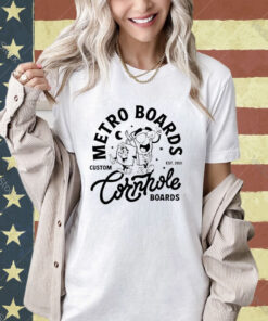 Official Custom Metro Boards Est 2021 T-shirt