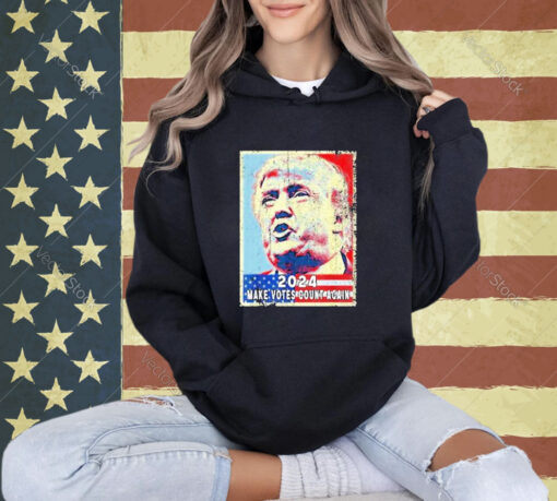 Official Donald Trump And America Flag Make Votes Count Again Trump T-shirt