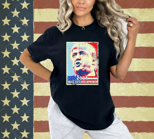 Official Donald Trump And America Flag Make Votes Count Again Trump T-shirt