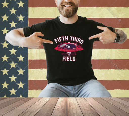 Official Fifth Third Cros Clips Bu Since 2002 Field Stadium T-shirt