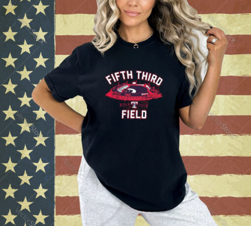 Official Fifth Third Cros Clips Bu Since 2002 Field Stadium T-shirt