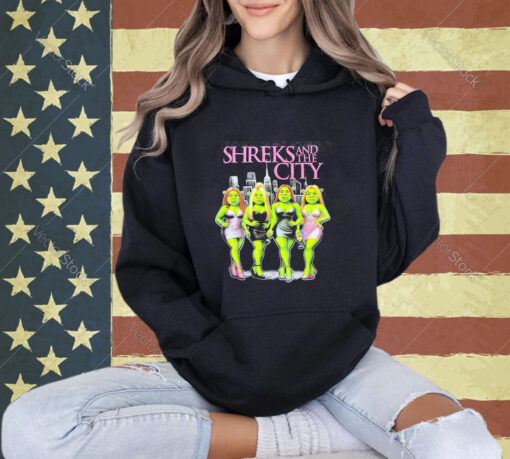 Official Four Shrek’s Lady Shrek’s And The City T-shirt