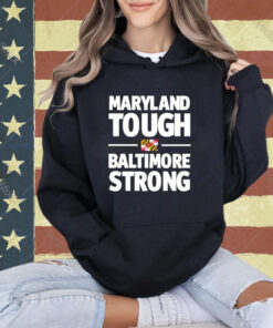 Official Gov. Wes Moore Maryland Tough Baltimore Strong T-Shirt